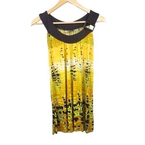 GOLD FALVA Sleeveless Blouse Size 16